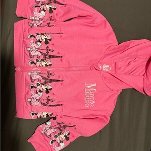 Disney Minnie Mouse Pink Zip-Up Hoodie
